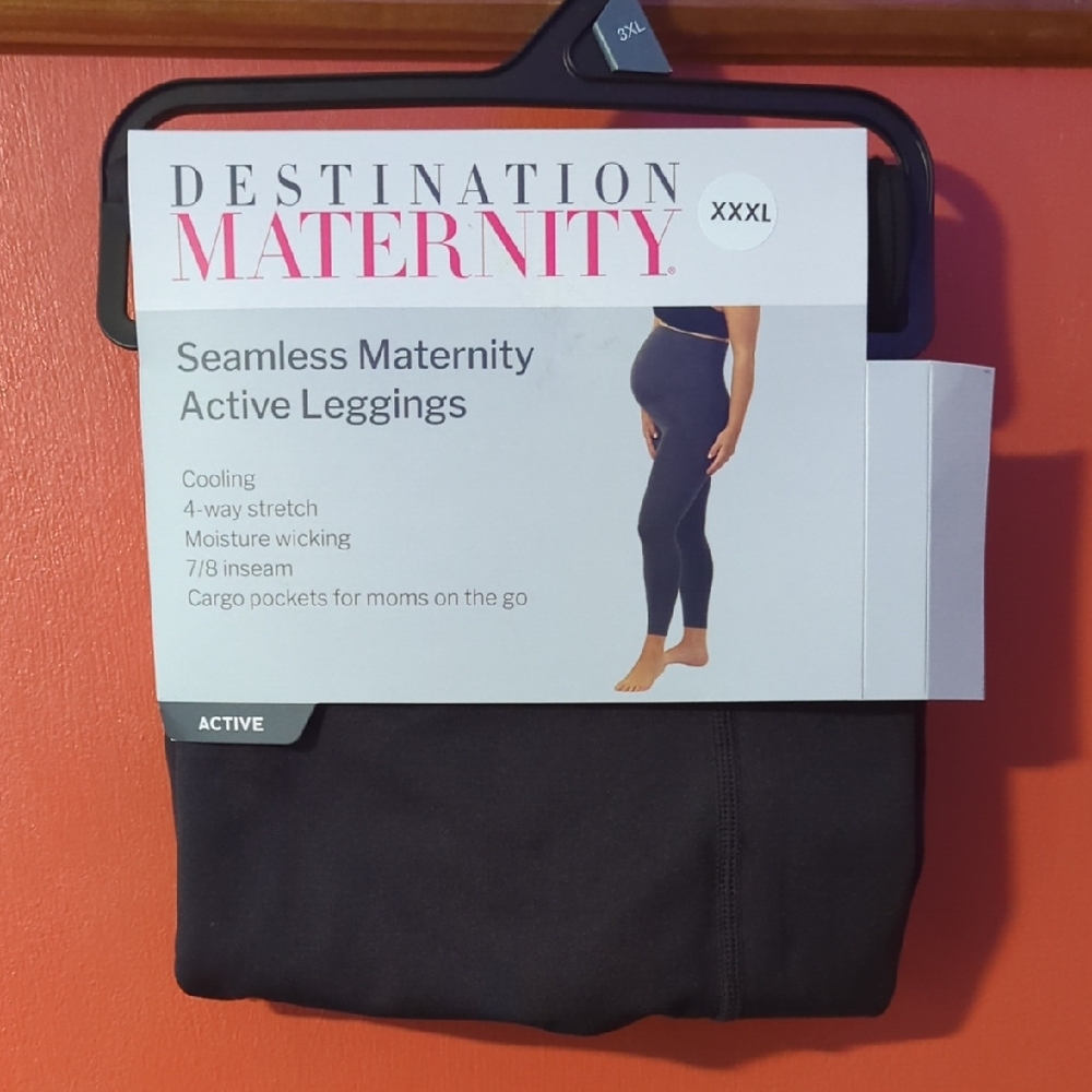 Seamless Maternity Leggings Size 3xl
